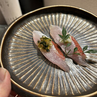 鮨 からす 十三店 - 金目鯛