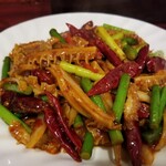 中国家庭料理 楊 - 牛の胃炒め。