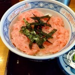 十割そば会 - まぐろたたき丼