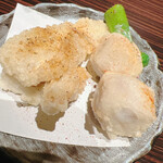 201232047 - 真鱈のケイジャンスパイスと里芋の天ぷら♪