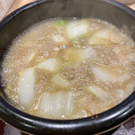 鶏と魚だしのつけめん哲 - 濃厚強火炊き特製つけ麺(並盛)@1,250円