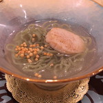 トゥ・ラ・ジョア - 冷やしホタテラーメン のアップ　(2013/07)