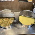 Suehiro Kan - 野菜スープとコーンスープが。
