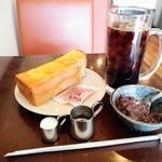 亀屋喫茶部 - アイスコーヒー450円 モーニング