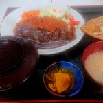 湖月 - 料理 カツ定食￥950