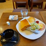 COFFEE SHOP See Saw - スペシャルブレンドとスクランブルエッグのモーニングセット　550円税込