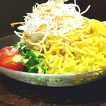 居酒屋ダブルインパクト - ラーメンサラダ。