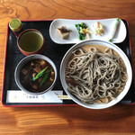 十割蕎麦 風 - 十割蕎麦 風 もり蕎麦とけんちん汁にしました \1000