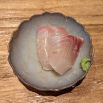 天ぷら たけうち - 大分のイシガキダイ、朝9時に塩水締め