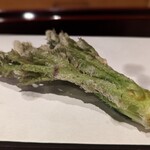 天ぷら たけうち - 天然たらの芽