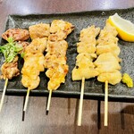 Yakki Dori - 今まで食べたハートの中で一番柔らかくてレアだった。この後にパスタを待ちながらハイボールを3杯飲んだんだけど…