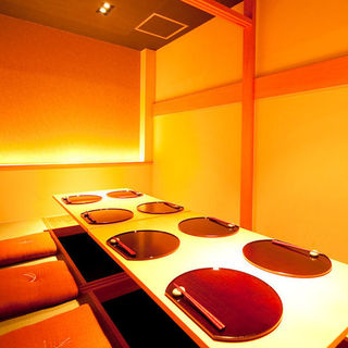 5名様～8名様用の掘りごたつ個室