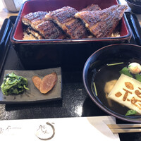 うなぎ家 しば福や - うなぎ重（5,300円）、肝吸い変更（＋250円）