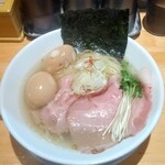 麺家 たけ田 - 味玉塩らーめん