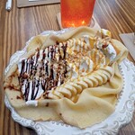蝶素敵 & The Cream - キャラメルナッツ＆チョコバナナケーキクレープ