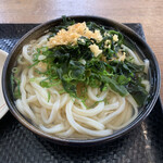 こがね製麺所 - かけ大　薬味は使い放題