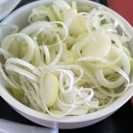 ラーメン もっけだの - アプリスクラッチC賞のネギ