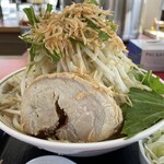 ラーメン もっけだの - 2023.4限定『海老塩ラーメン野菜マシマシ』