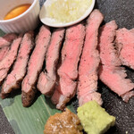 Gyuutan Sasakawa - お肉は十分な量があります。