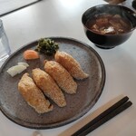 d news AICHI AGUI - 料理写真:あぐいなり定食