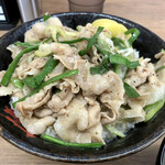 Densetsu No Sutadonya - 塩すた丼（とろろ、味噌汁付き） …￥760円