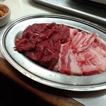 焼肉　カワシマ - カルビとハラミです☆　2023-0331訪問