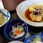 仁三郎 - 2013/7/19　鯖と豆腐の揚げ出し