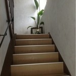 リゴロ　カフェ - 階段を上がった三階です