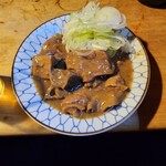 岸田屋 - 牛にこみ(600円)、ネギ(80円)