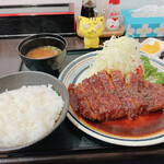 みそかつ 三和 - 厚切り味噌かつ定食　1,500円(税込)