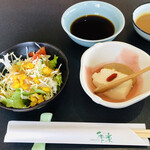 佐賀牛レストラン季楽 本店 - 右下はミルク豆腐。