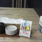 魚屋カフェ 濱の市 - 201307　濱の市　卓上