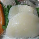 魚屋カフェ 濱の市 - 201307　濱の市　お刺身定食（700円）お刺身5点盛り