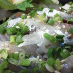 201307　濱の市　あじのたたき丼（700円）あじのたたき