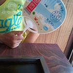 おかとく - 冷房機器はありませんうちわだけです。