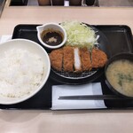Matsunoya - 味噌上ロースかつ定食790円