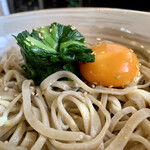 蕎麦家いごころ - 小坂農園産「鵡川のニラ蕎麦」