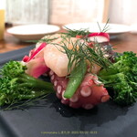 イレール人形町 - タコとブロッコリーのマリネ