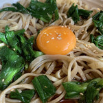 蕎麦家いごころ - 小坂農園産「鵡川のニラ蕎麦」