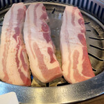 Kogichan - 三枚肉（豚バラ肉）の厚みすごいのに3枚！