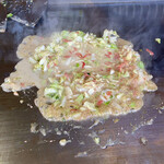 和楽 - ③明太子もんじゃ焼き