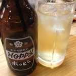 やきとん千登利 - 白ホッピー