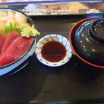 ぷらっと食堂 - お好み丼(ホッキ、マグロ、ホタテ) ￥2090税込