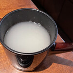 手打ち蕎麦 三乗 - 蕎麦湯