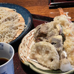 手打ち蕎麦 三乗 - 天せいろ