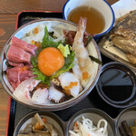 Resutoran Yoshikawa - 海鮮丼定食　1500円