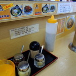 2013年7月13日(土)　カウンター卓上