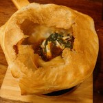 らっきょ＆Star - 【春限定】梅ささみと大葉とチーズのパイ包みスープカレー