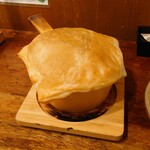 らっきょ＆Star - 【春限定】梅ささみと大葉とチーズのパイ包みスープカレー