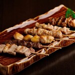 Assorted 5 pieces Yakitori (grilled chicken skewers)